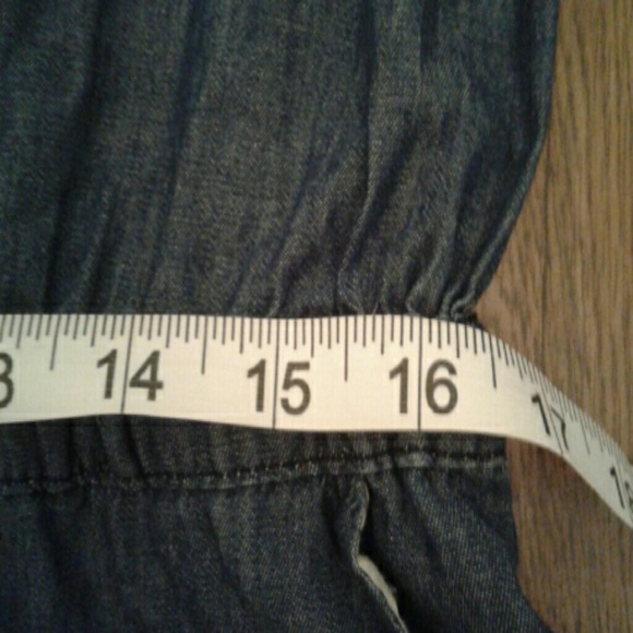 Indigo Rein Jean Romper Size Large - Picture 7 of 8